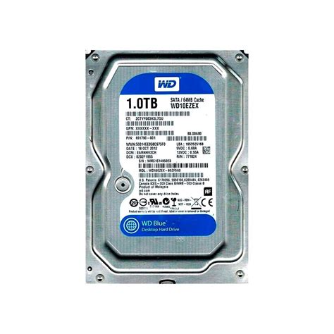 Disco Duro Wester Digital Wd Ezex Tb Sata Gb Rpm Azul Lawgamers