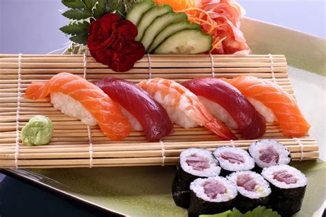 Sushi party tray Stock Photo by ©silvae 2043591