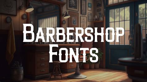 20 Slick Barbershop Fonts For The Modern Parlour Hipfonts