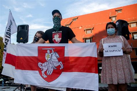 Bydgoszcz solidarna z Białorusią Manifestacja poparcia dla walki o wolność