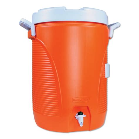 Rubbermaid Insulated Water Cooler 5 Gal Orangewhite