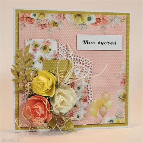 Wyraziste Scrapbooking Kartki Kartka Moc Ycze