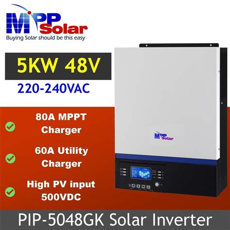 Mpp Solar X Lv Hybrid Solar Inverters Ul Listed Off