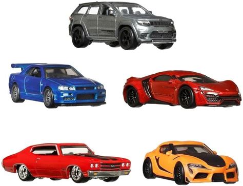 Amazon Hot Wheels Premium Cars Fast Furious Paquete Premium Regalo Para Fans Y