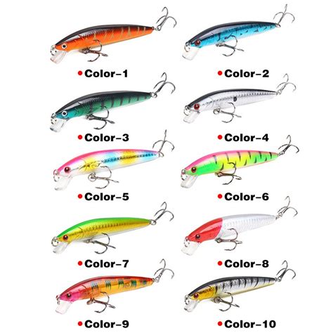 1PCS Crankbait Minnow Fishing Lure Floating Hard Bait 100mm 7g