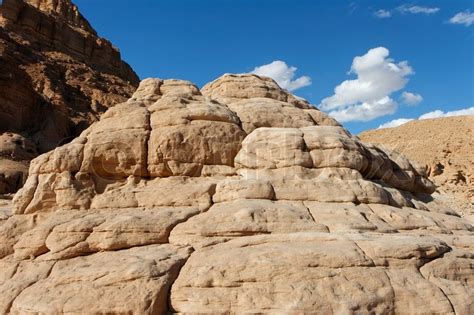 Sandstone Mountain In The Desert Stock Image Colourbox