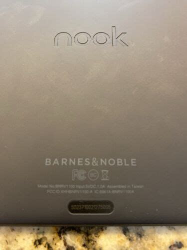 Barnes Noble Nook Glowlight Ereader Touchscreen Gb Bnrv