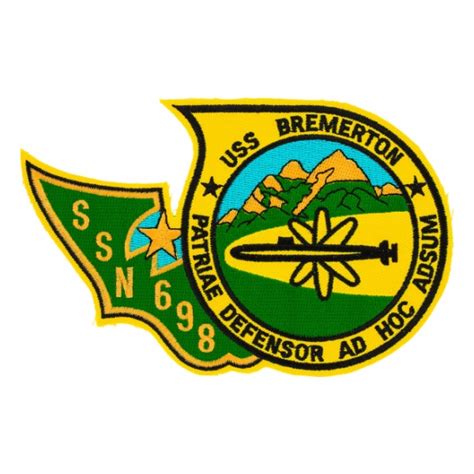 USS Bremerton SSN-698 Patch | Flying Tigers Surplus