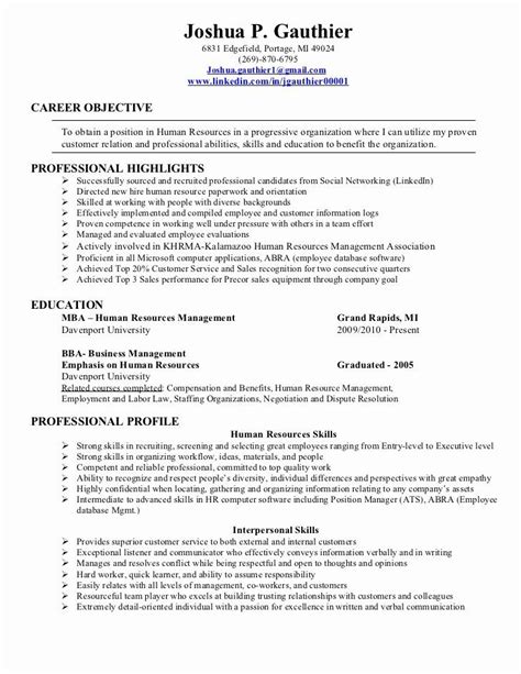 40 Human Resources Generalist Resume Sample For Your Learning Needs