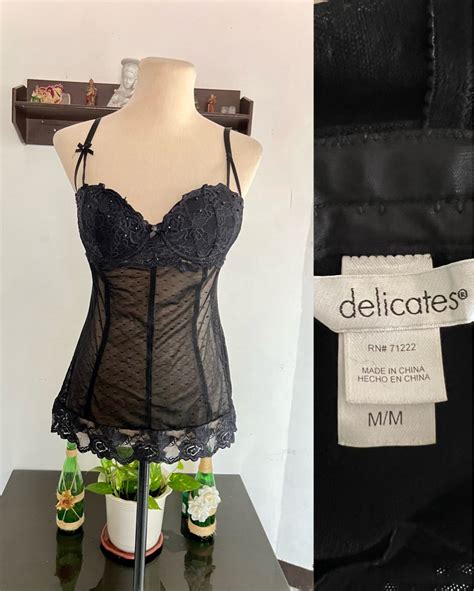 Delicates Black Lace Lingerie Women S Fashion Undergarments Loungewear On Carousell