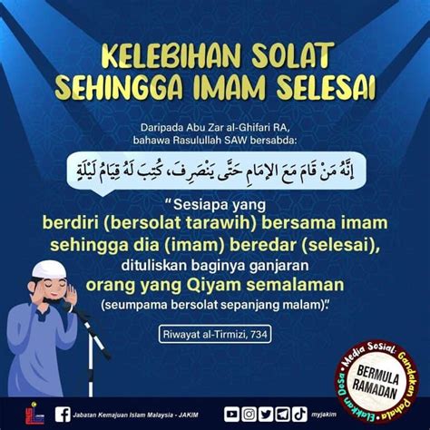 Doa Selepas Solat Tarawih Selawat Tasbih Antara Rakaat