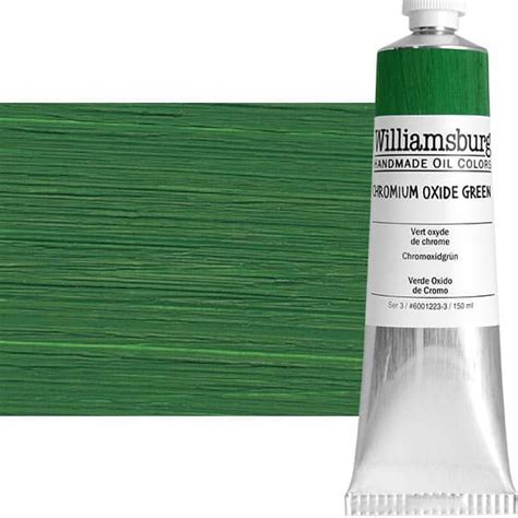 Williamsburg Handmade Oil Paint Chromium Oxide Green 150ml Tube