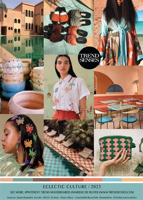 Eclectic Culture Trendsenses Moodboard Trend Mood