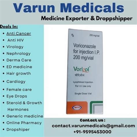 Natco Vorizol Tablet Voriconazole Mg Treatment Severe Fungal