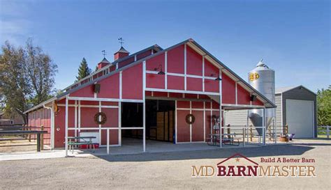 Custom Designed Modular Barns And Buildings Md Barnmaster