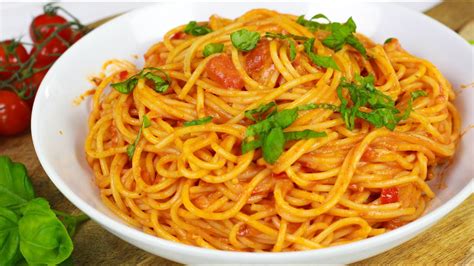 Spaghetti Mit Tomaten Paprika Sauce I Turbo Rezept Youtube