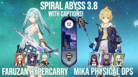 The Vocaloid Run C6 Faruzan Hypercarry And C6 Mika Physical Dps