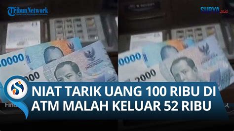 Viral Seorang Pria Ngaku Dapat Pecahan Ribu Saat Tarik Tunai Di Atm