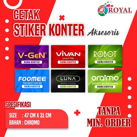 Jual Stiker Etalase Bawah Konter Stiker Etalase Bagian Bawah Stiker