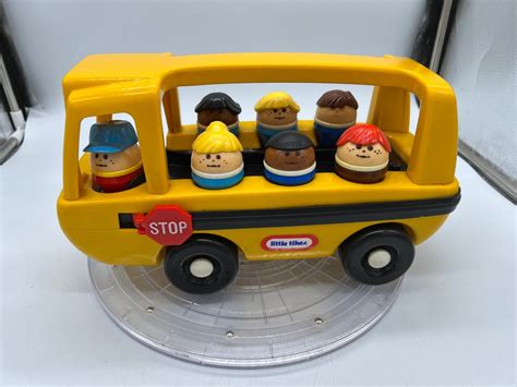 Vintage Little Tikes School Bus With Seven People. - Etsy