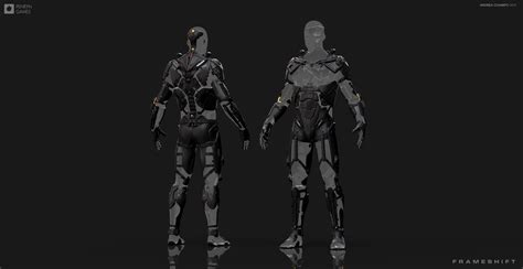 Andrea Chiampo Design Exoskeleton Concept Design Frameshift Game Concept Art