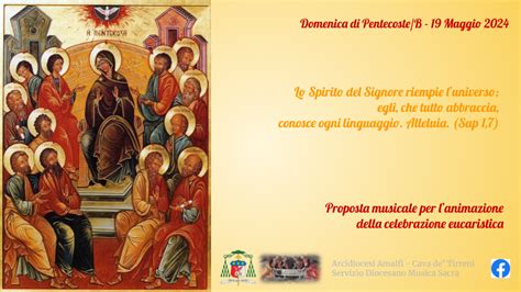 Proposta Canti Domenica Di Pentecoste B Messa Del Giorno 19