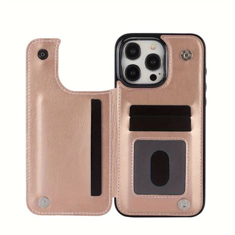 Wallet Phone Case Card Holder Pu Leather Kickstand Card Temu South Africa