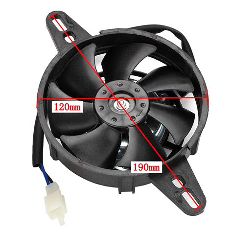 Motorcycle Radiator Fan Electric Cooling Thermal Fan Motor V For