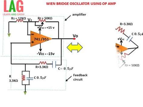 Wien Bridge Oscillator Using Op Youtube