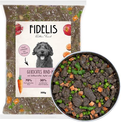 Fidelis Gekochtes Frische Men Lamm F R Hunde X G Premium