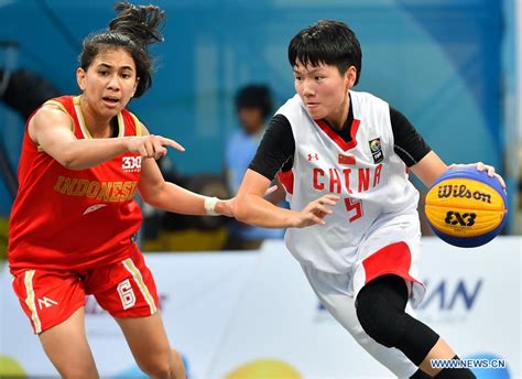 3x3 Womens Team Group B Match At 1st Anoc World Beach Games China Vs