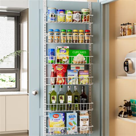 Buy Delamupantry Door Organizer Adjustable Metal Over The Door Pantry