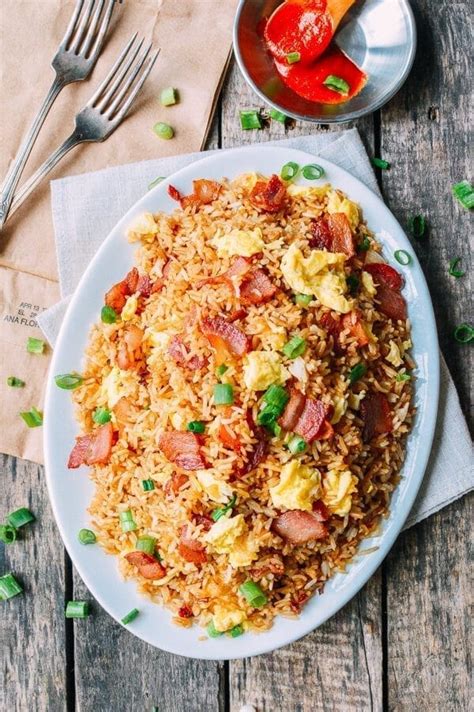 Kimchi Fried Rice With Bacon