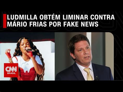 Cantora Ludmilla consegue liminar contra Mário Frias por fake news