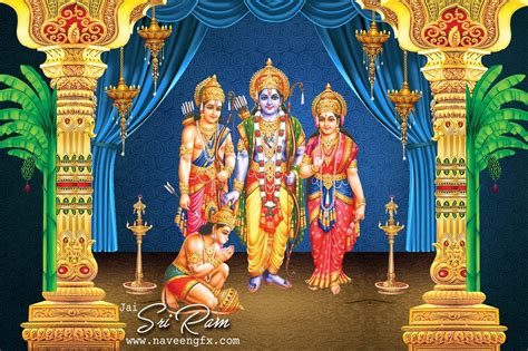 Ram Sita Hanuman Wallpapers Wallpaper Cave