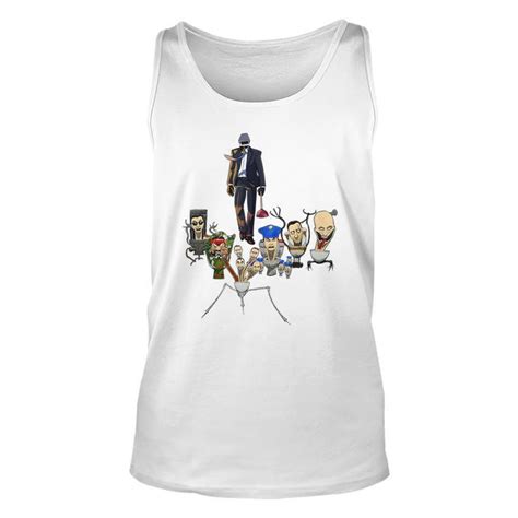 Skibidi Toilet Boom Meme Game Meme Funny Gifts Unisex Tank Top | Mazezy AU