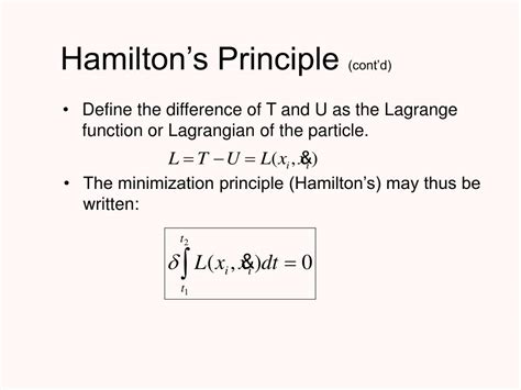 PPT Lagrangian And Hamiltonian Dynamics PowerPoint Presentation Free