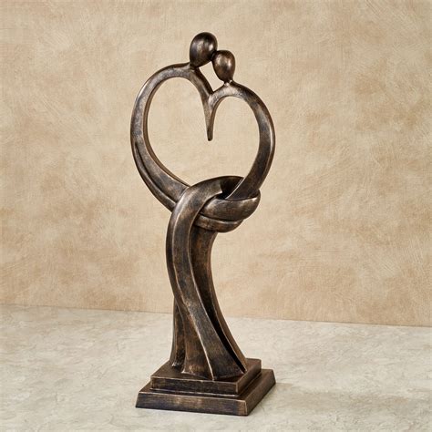 Everlasting Love Bronze Finished Sculpture