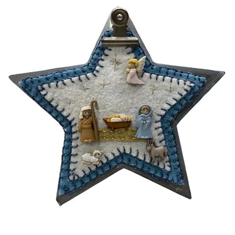 Nativity Star Ornament