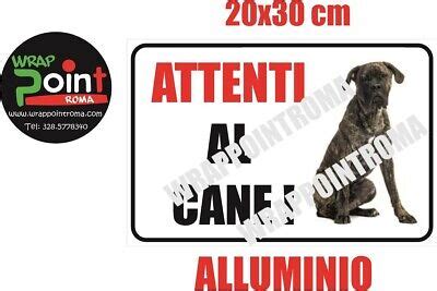 Cartello Attenti Al Cane Targa Cane Corso In Alluminio X Cm Ebay