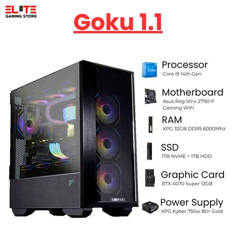 Goku 1.1 - Core i9 14900K & RTX 4070 Super 12GB Gaming PC