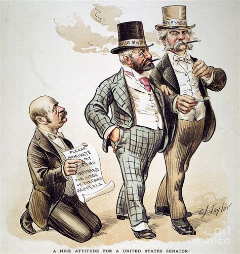 Political Corruption 1893 Drawing by Granger