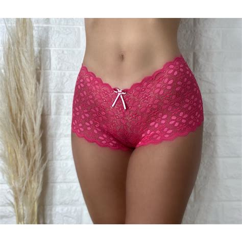 Calesson Kit C 10 Caleçon em Renda Feminina Calcinha Tipo Shortinho De