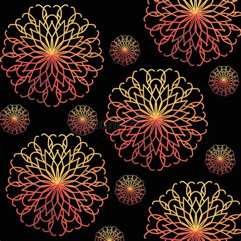 Sex Vector Colorful Symbols Pattern On Black Background Stock