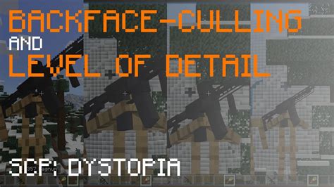 I Made Backface Culling And LOD In Minecraft Bedrock SCP Dystopia