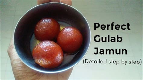 Perfect Gulab Jamun Recipe How To Make Gulab Jamun Using Mtr Instant