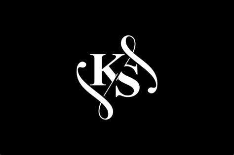 Ks Monogram Logo Design V By Vectorseller Thehungryjpeg