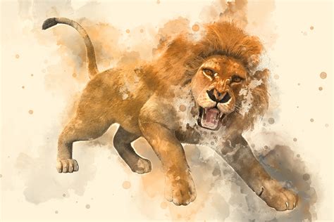 Lions Printable Graphics Pack 03 Graphic By Devil Blues Cafe Creative