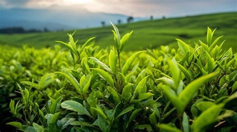 Premium Ai Image Photo Green Tea Leaves Tea Buds Green Tea