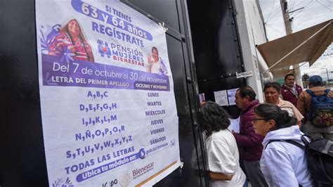 ¿quiénes Sí Pueden En Este Momento Inscribirse A La Pensión Mujeres Bienestar De 60 A 64 Años